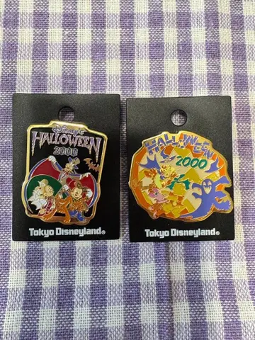 도쿄 디즈니랜드 할로윈 2000 핀 배지 세트