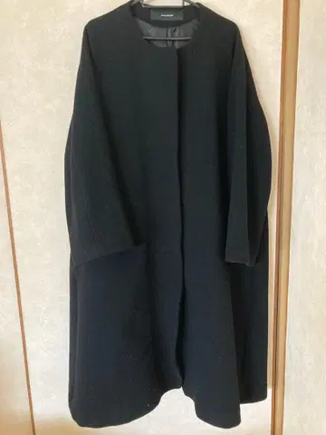 저널 스탠다드 블랙 롱 코트