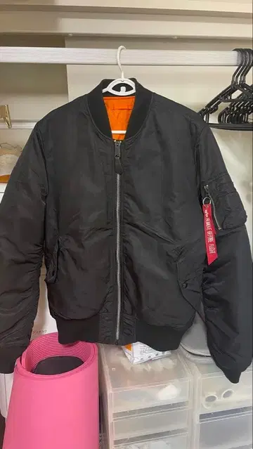 MA-1 플라이트 자켓 블랙