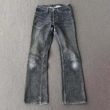 초기 ripvanwinkle 코팅 부츠컷 데님