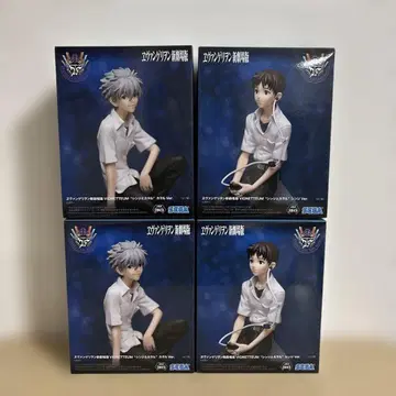 에반게리온 신극장판 VIGNETTEUM '신지와 카오루' 피규어 4개