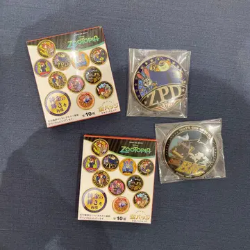 주토피아 2 핀 배지 2개 세트