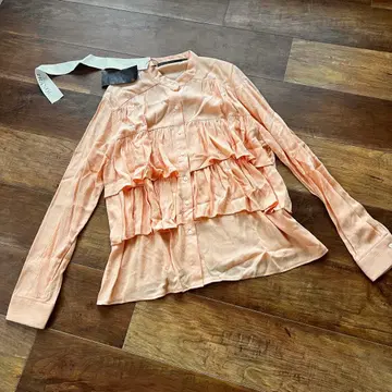 새상품 tranoi 트라노이 프릴 블라우스