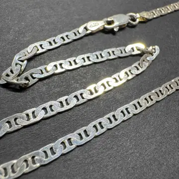 [ 50cm 3mm ] 이탈리아제 닻 체인 목걸이