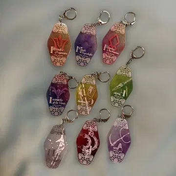 Fate/Grand Order 트레이딩 모텔 키링 전 9종