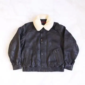 TOPRIDER G-1 가죽 자켓 L 사이즈 퍼 블랙