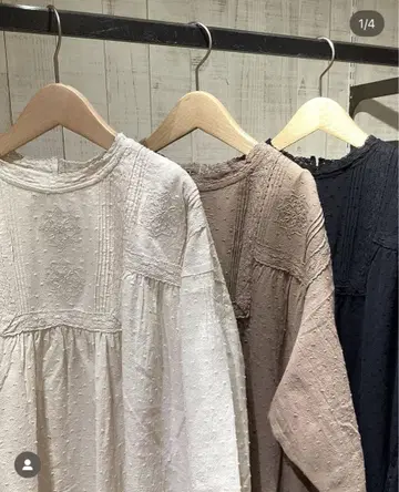 sm2 레이스와 자수의 도비 원피스 모카 사만사 모스모스