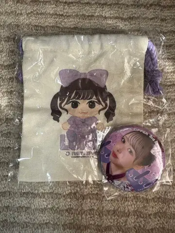 FRUITS ZIPPER 나카가와 루나 루나피 캡슐 미니 복조리, 캔뱃지