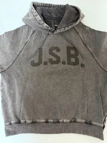 J.S.B. 후드티 그레이 후디