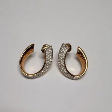 스와로브스키 Exist 후프 귀걸이 양쪽 귀