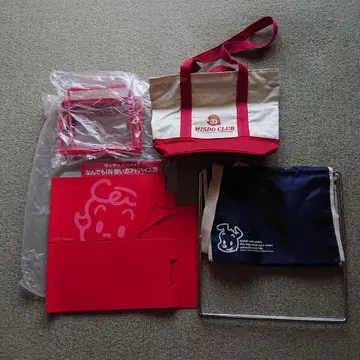 미스터 도넛 하라다 오사무 수납 BOX, 매거진 랙, 토트백 3종 세트