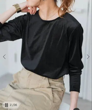 1회 사용 Spick and Span 시어 벨로아 풀오버