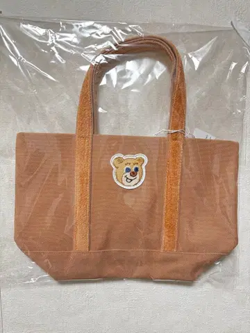 러브러리 페이퍼 올드 테디 와펜 토트백 베이지