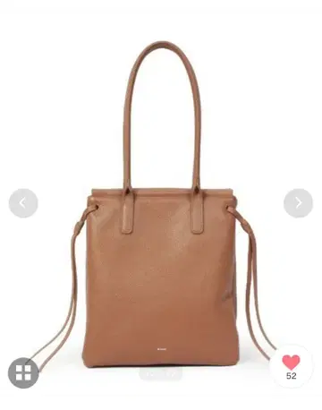 Beau're 브라운 카우 가죽 토트백