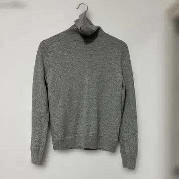 UNIQLO 캐시미어 터틀넥 스웨터 그레이