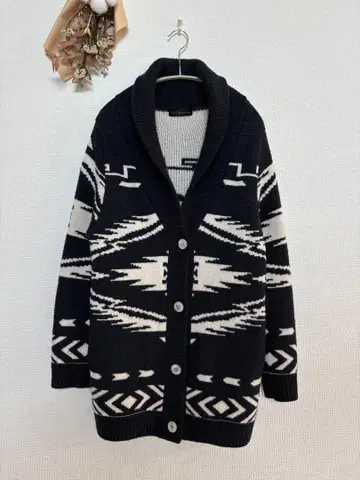 DAMA collection 숄카라 캐시미어 니트 가디건 M