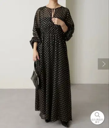 호일 도트 맥시 원피스 36