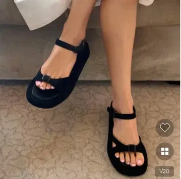 Suede Strap Sandals nugu 샌들