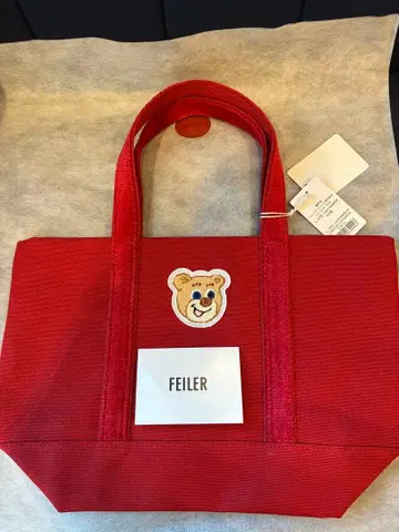 페이러 올드 테디 와펜 토트백 스몰 와인