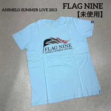 미사용 FLAG NINE 애니메이션로 썸머 라이브 2013 셔츠 XL