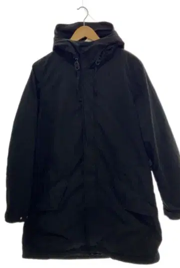 아스펜지 후디드 코트 모즈 코트 블랙 M 충전솜 ASPESI