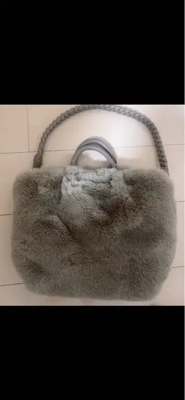 그린 라벨 릴랙싱 인조 모피 2WAY 백 숄더백