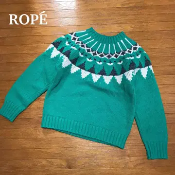 ROPE 로페 노르딕 무늬 니트