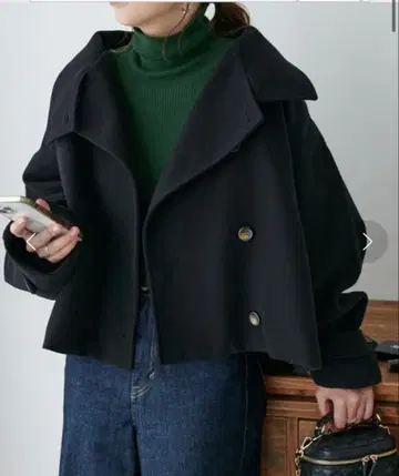 DISCOAT 스탠드 카라 숏 자켓 web 한정판