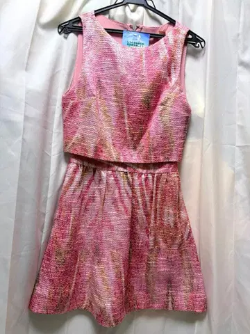 앨리스 앤 올리비아 핑크 원피스