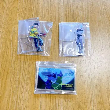 사이버 펑크 제일복권 D상 아크릴 스탠드 3개 세트