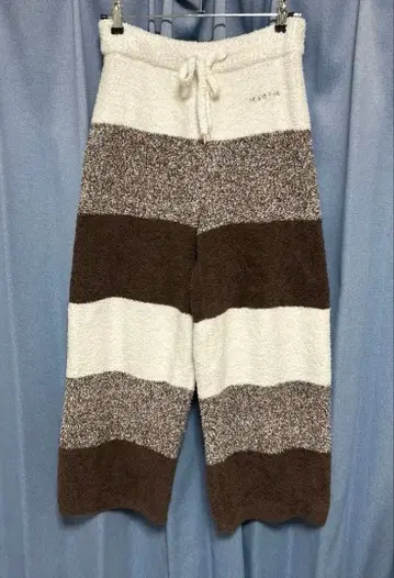 [ 새상품급 ] 젤라또피케 베비모코 멜란지 보더 롱 팬츠