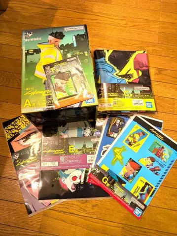 제일복권 사이버 펑크 A상 데이비드 C상 빅 타월 외 관련 굿즈