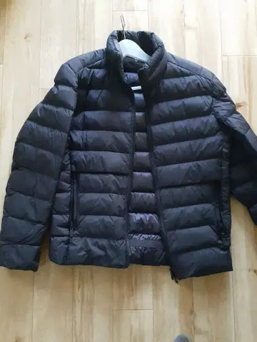 유니클로 질 샌더 다운 자켓 네이비 S