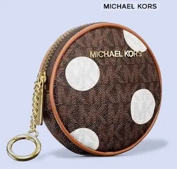 [ 미사용 ] 새상품 마이클코어스 폴카 도트 코인 파우치 동전 지갑