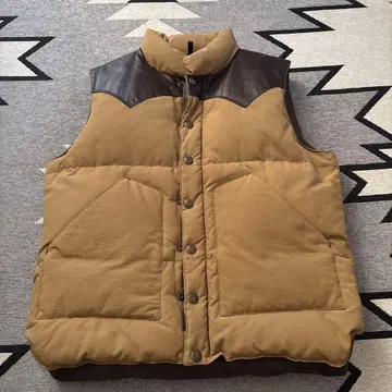 다운 베스트 퀼팅 베스트 베이지