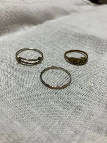[ Vintage ] 골드 3개 세트 반지