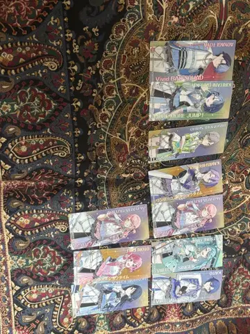 프로세카 애니메이트 혜택 클리어 책갈피 세트 묶음 판매