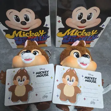 칩 키체인 미키 패밀리 팝마트