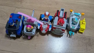 파우 패트롤 베이직 비클(피규어 세트) 5대 세트 덤 포함