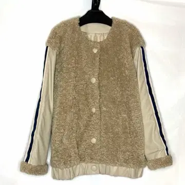 76. [ 새상품급 ] C O T E 보아 절개 점퍼 오버 사이즈