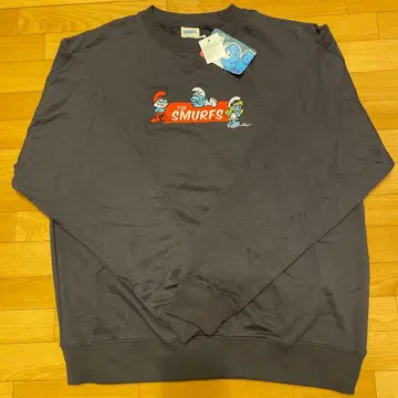 [ 새상품 택 포함 ] 스머프 맨투맨 트레이닝복 사이즈 L 사이즈