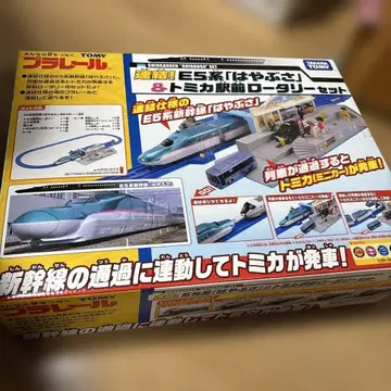 E5계 신칸센 [ 하야부사 ] &토미카 역전 로터리 세트! 미사용품