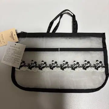 친자와 레이스 백인백 팬더 화이트 15 x 24 x 7cm 새상품
