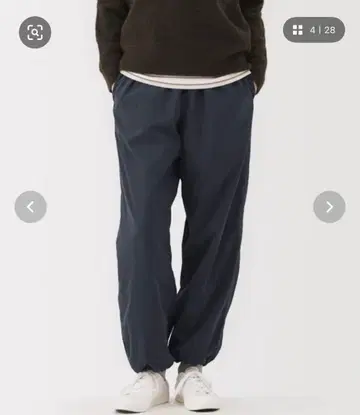 무인양품 방풍 속기모 이지 팬츠