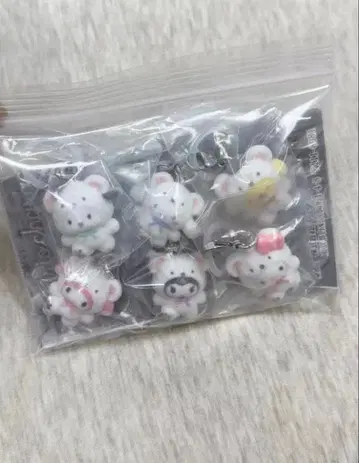 산리오 메지루시 액세서리 6개 세트