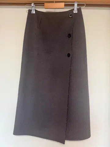 유나이티드 애로우즈 그린 라벨 그레이 랩 타이트 스커트 리버서블