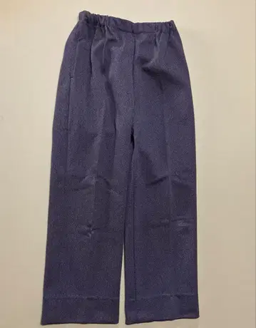 보라색 허리밴딩 슬랙스