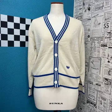 adidas 스트라이프 가디건