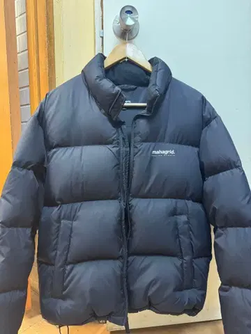 mahagrid 블랙 다운 자켓