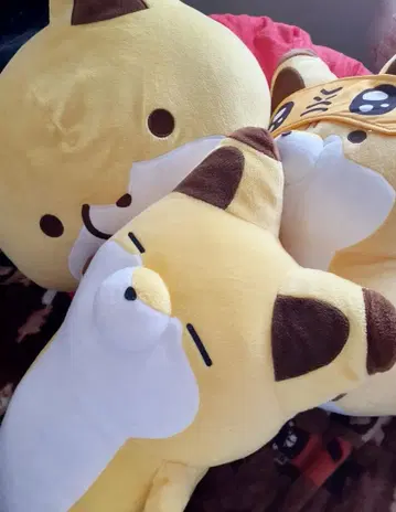 너구리와 여우 메챠데카 봉제 인형 묶음 판매